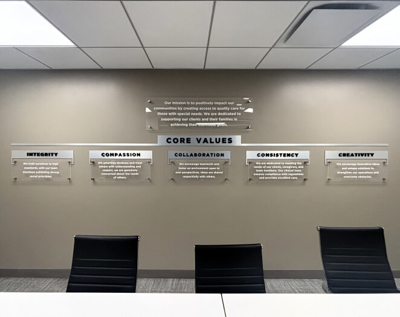 Interior Signage Photo